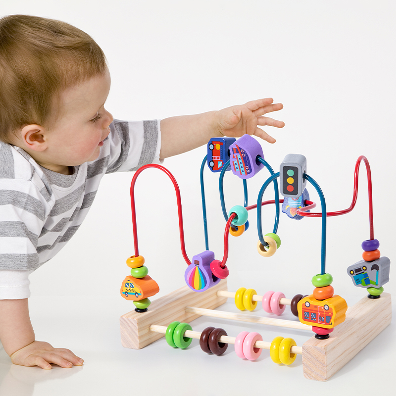 Montessori Toys Wooden Roller  - Kids Toys 3 Year Old ulasan dan harga