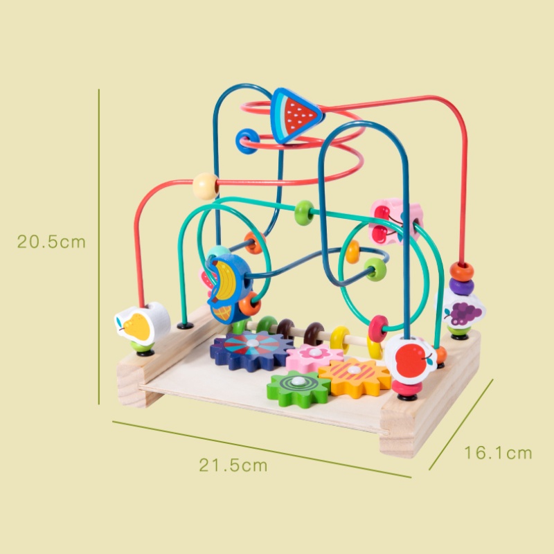 Montessori Toys Wooden Roller  - Kids Toys 3 Year Old ulasan dan harga