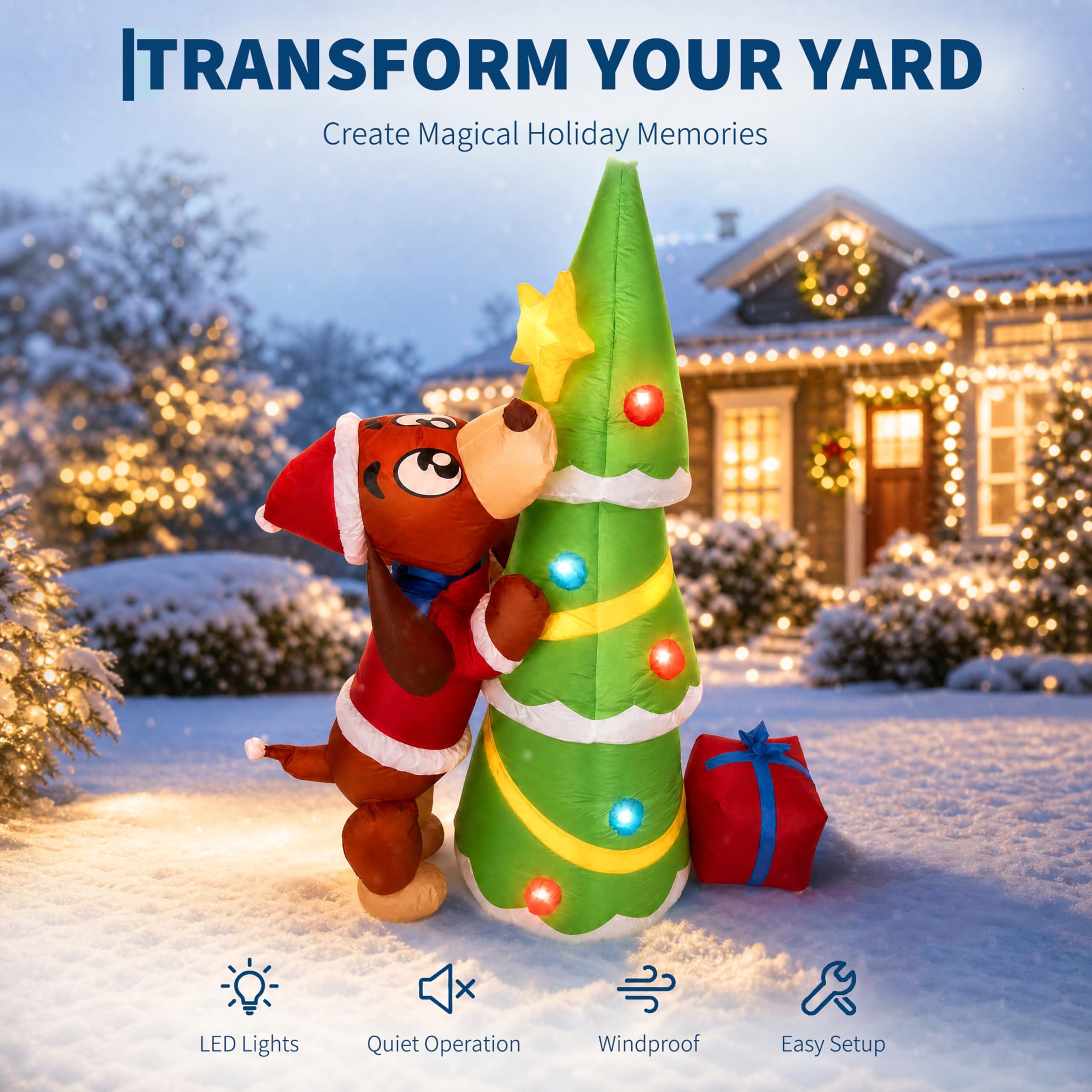 7ft 210cm Giant Inflatable Chr - Kids Yard Toys ulasan dan harga