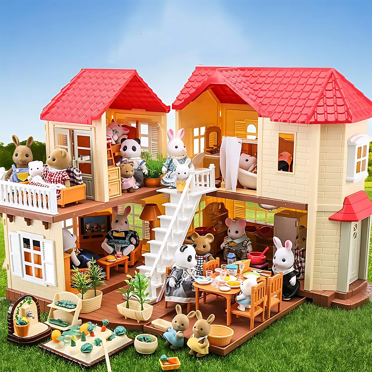 Miniature Furniture 1:12 Dollh - Kids Toys Kitchen Set ulasan dan harga