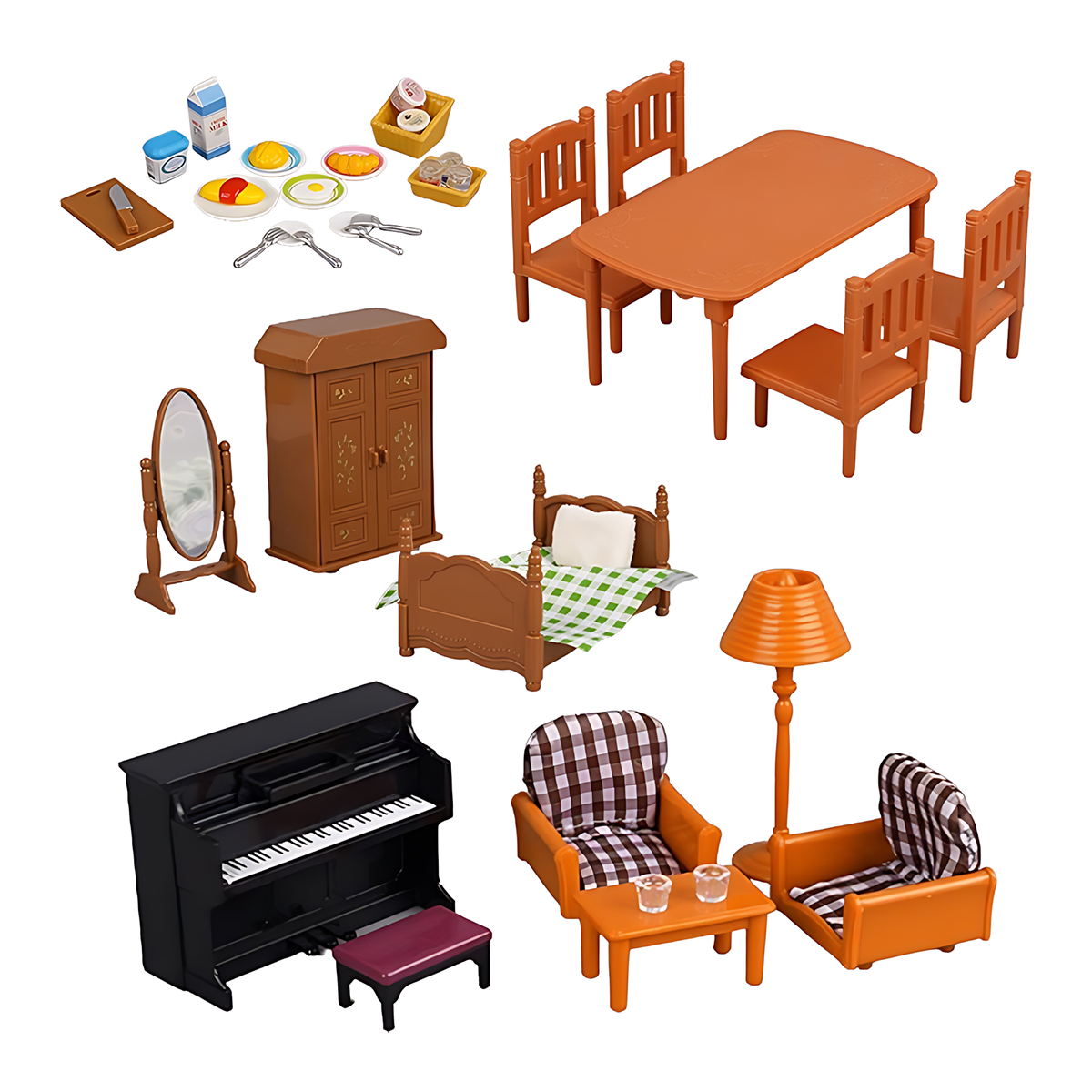 Miniature Furniture 1:12 Dollh - Kids Toys Kitchen Set ulasan dan harga